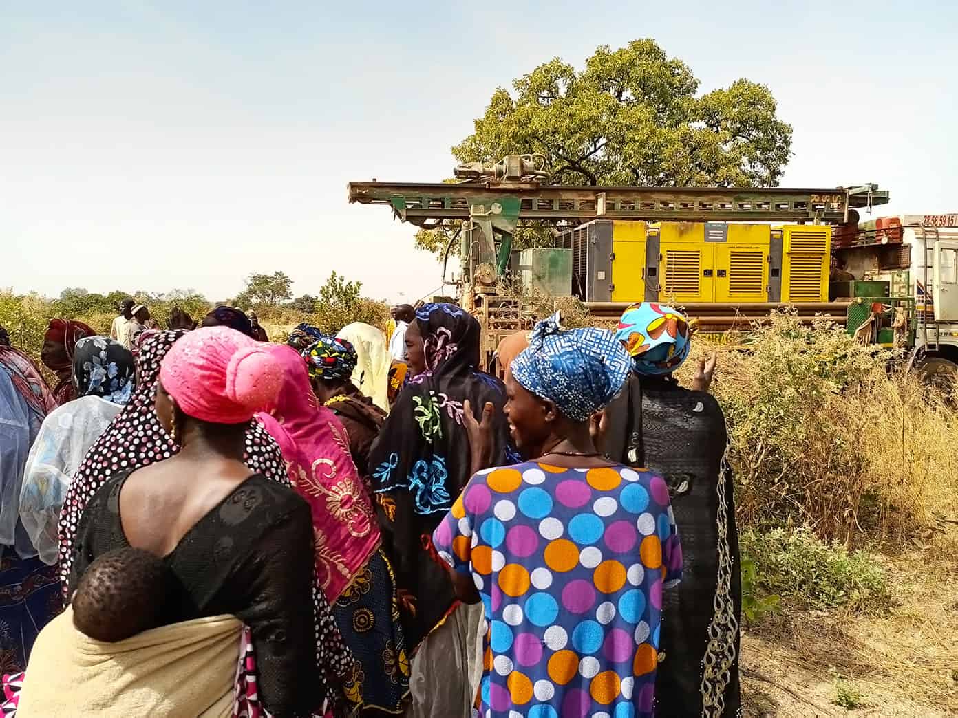 Digging a fresh water well in Mali