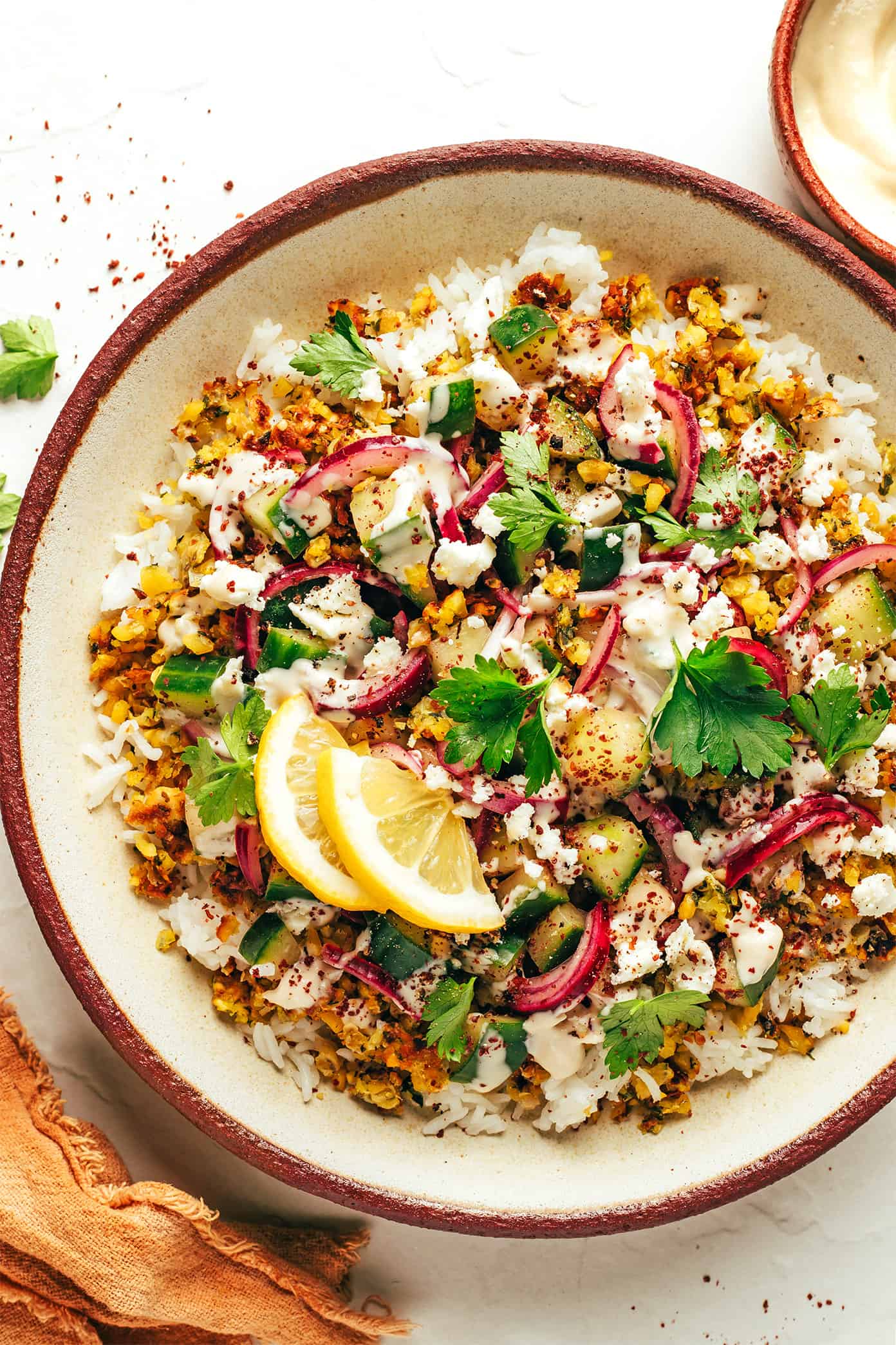 Crumbled Falafel Bowls