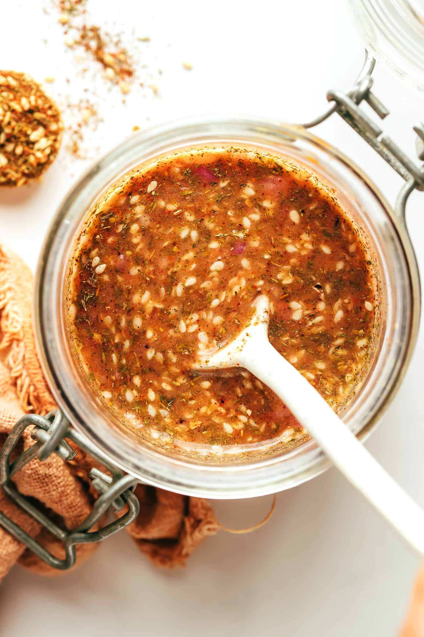 Za'atar Vinaigrette in Jar