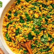 Lemony Spiced Orzo and Chickpeas-image