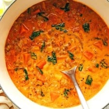 Peanut Curry Lentil Soup-image