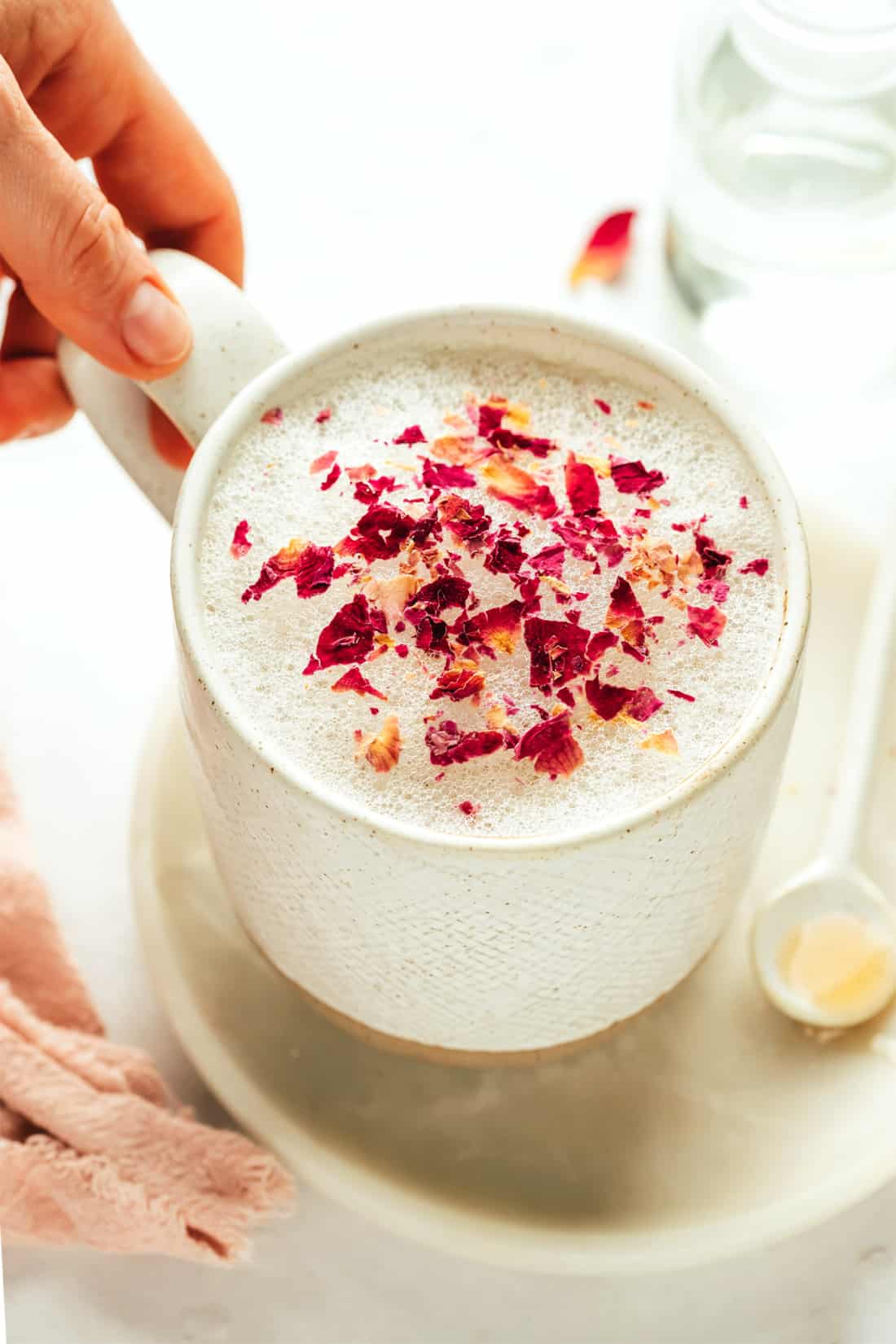 Rose Latte Recipe (Hot or Iced) Gimme Some Oven