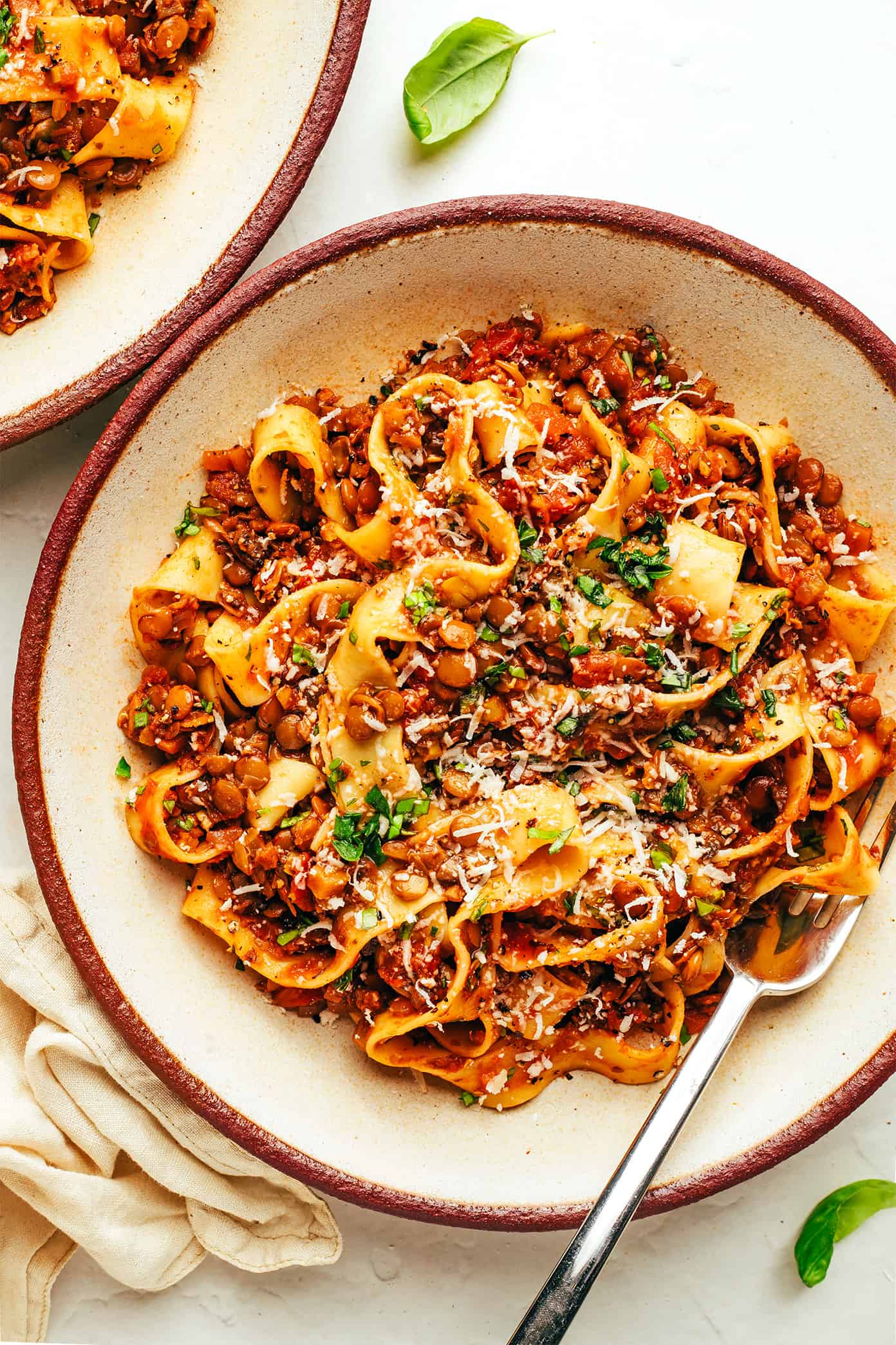 Lentil Bolognese with Pasta