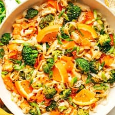 Orange Miso Noodle Stir-Fry