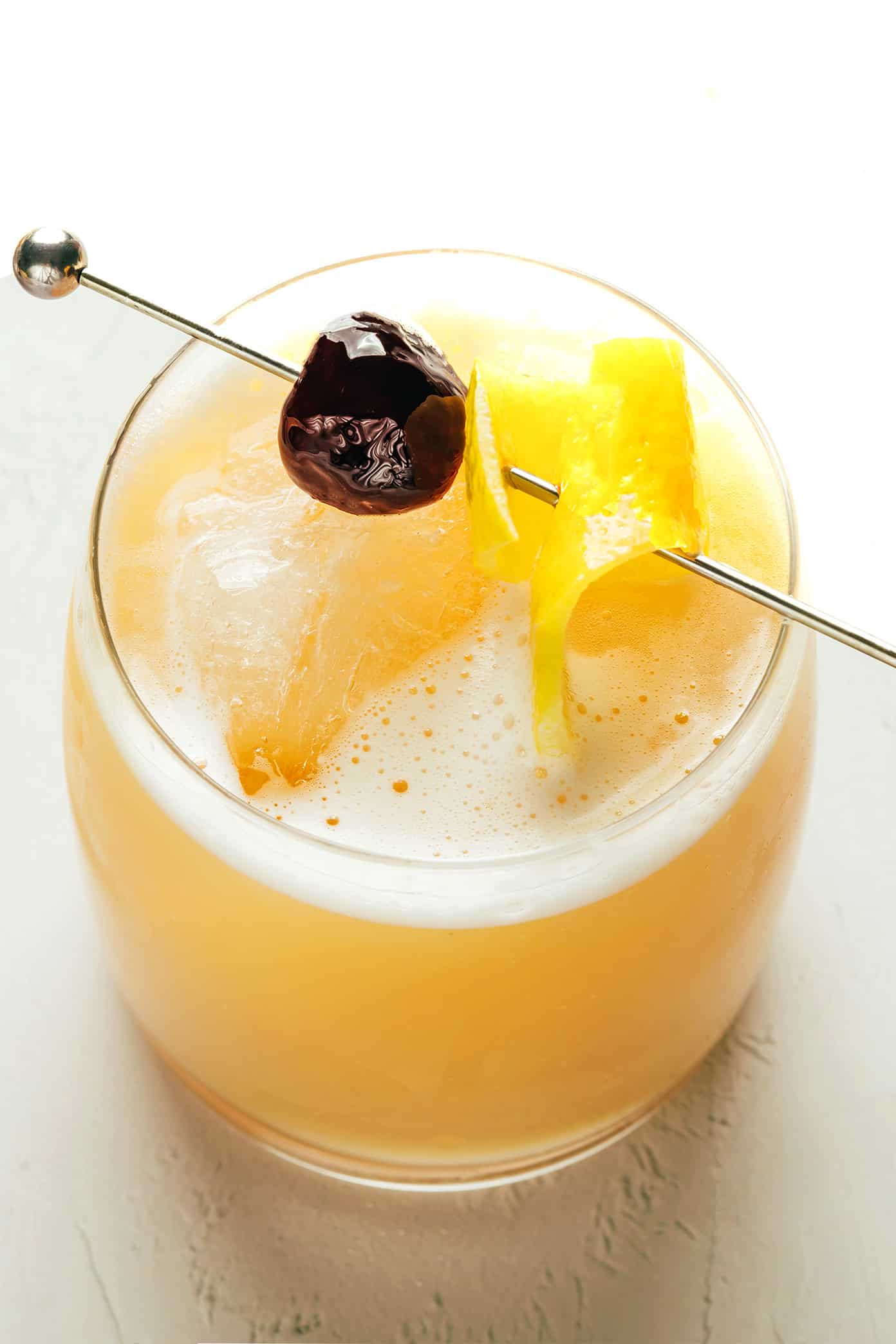 Smoked Honey Whiskey Sour Cocktail Mixer