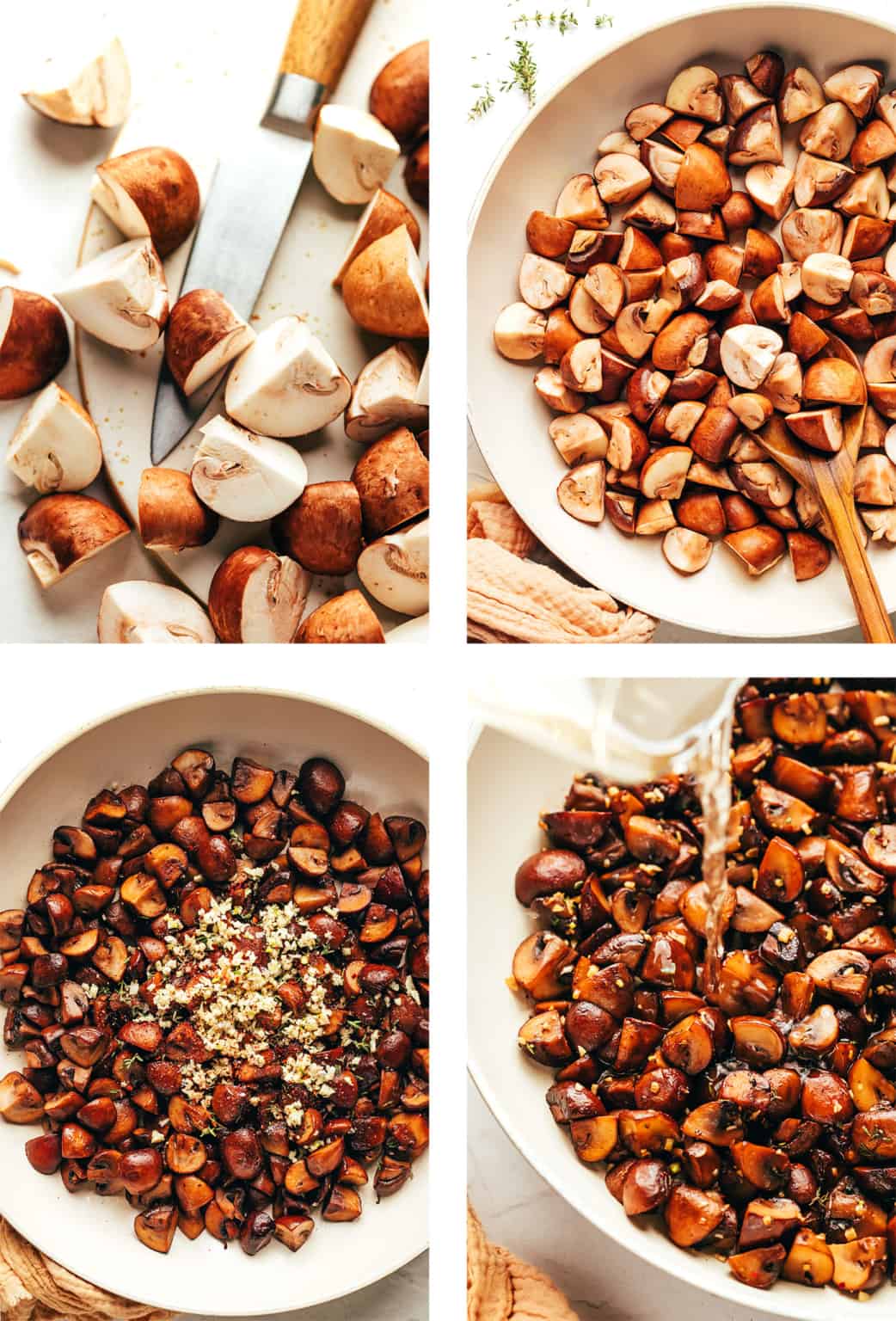 White Wine Sautéed Mushrooms - Gimme Some Oven