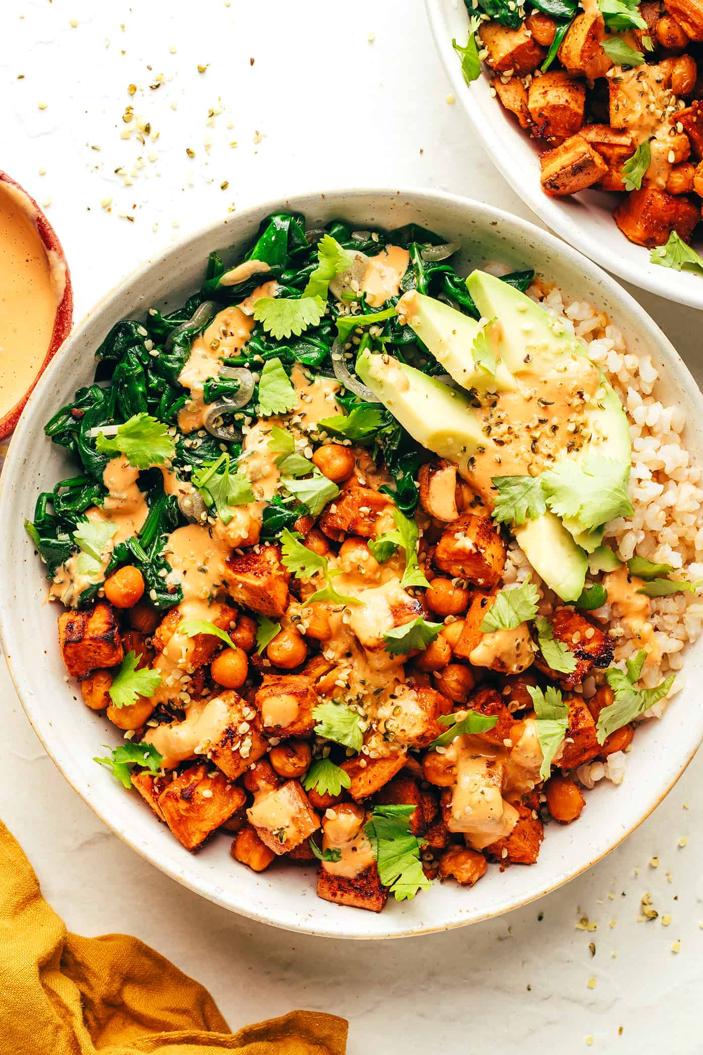 Roasted Sweet Potato and Chickpea Bowls Recipe | Gimme Some Oven