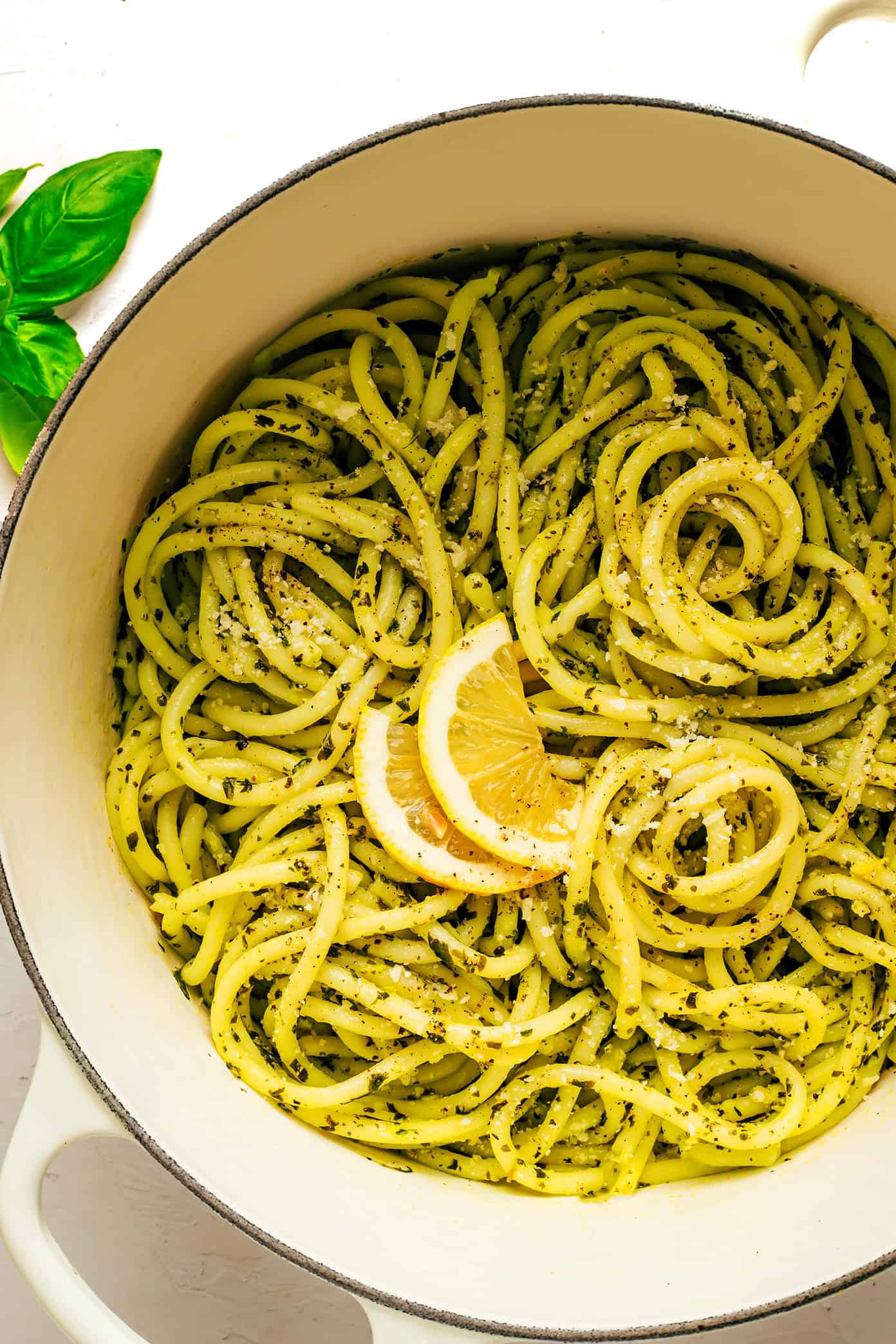 Lemon Basil Butter Pasta