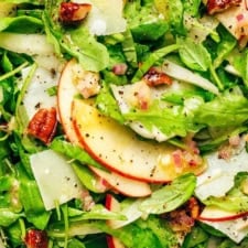 Arugula Salad with Shaved Fennel, Apple and Parmesan