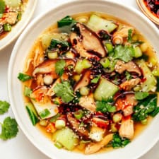 Ginger Scallion Chicken Soup