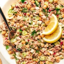 Lemon Tahini Chickpea Tuna Salad-image
