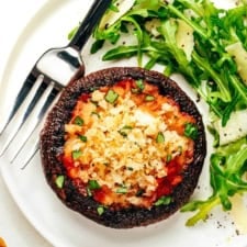 Easy Portabello Parmesan