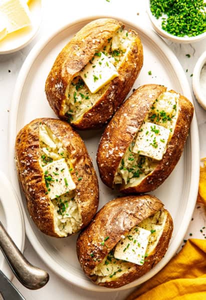 air fryer baked potatoes
