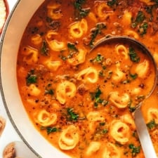 Creamy Tortellini Soup