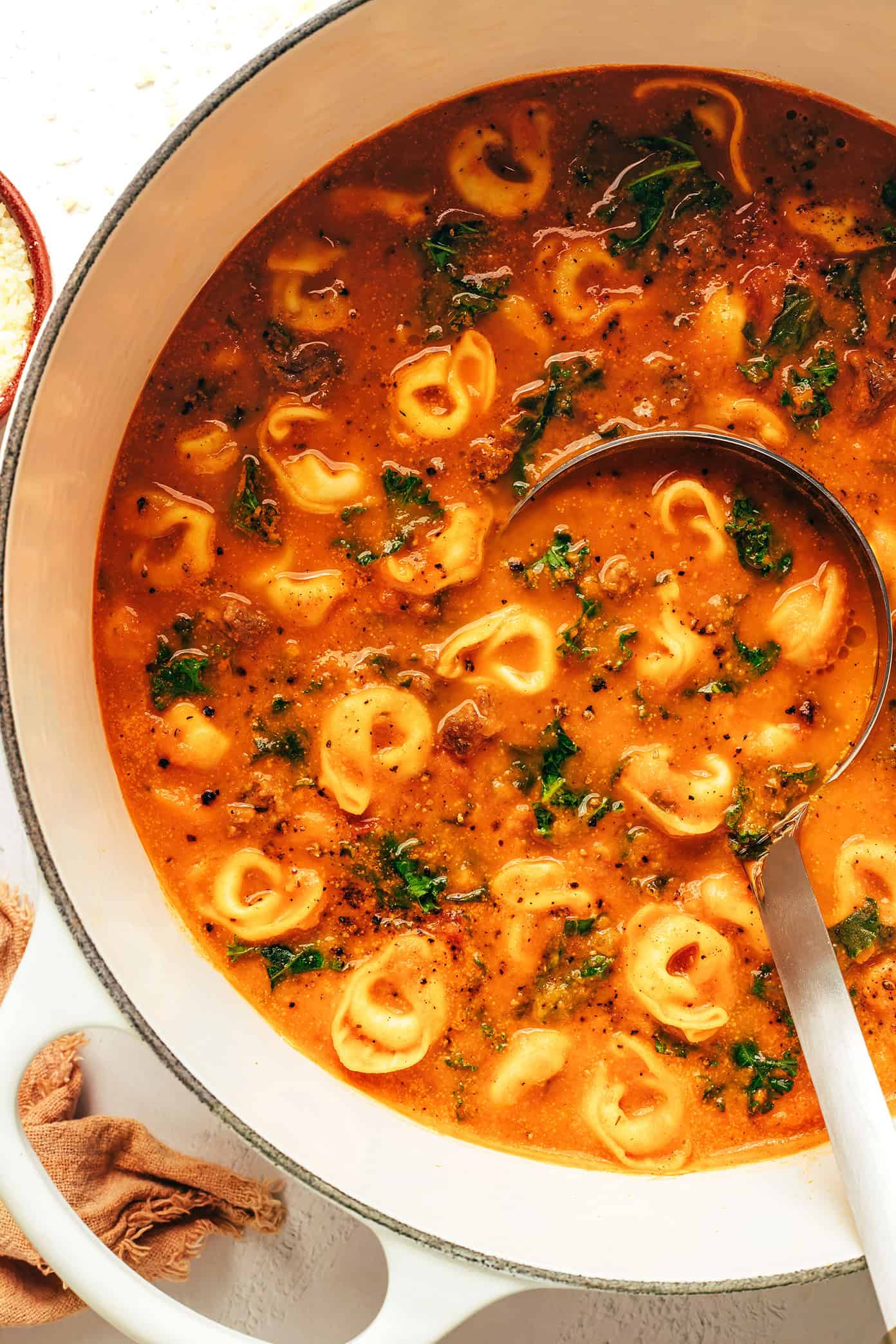 Creamy Tortellini Soup