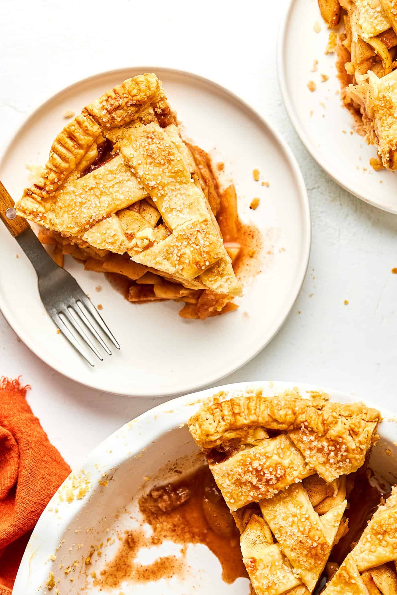 slices of apple pie