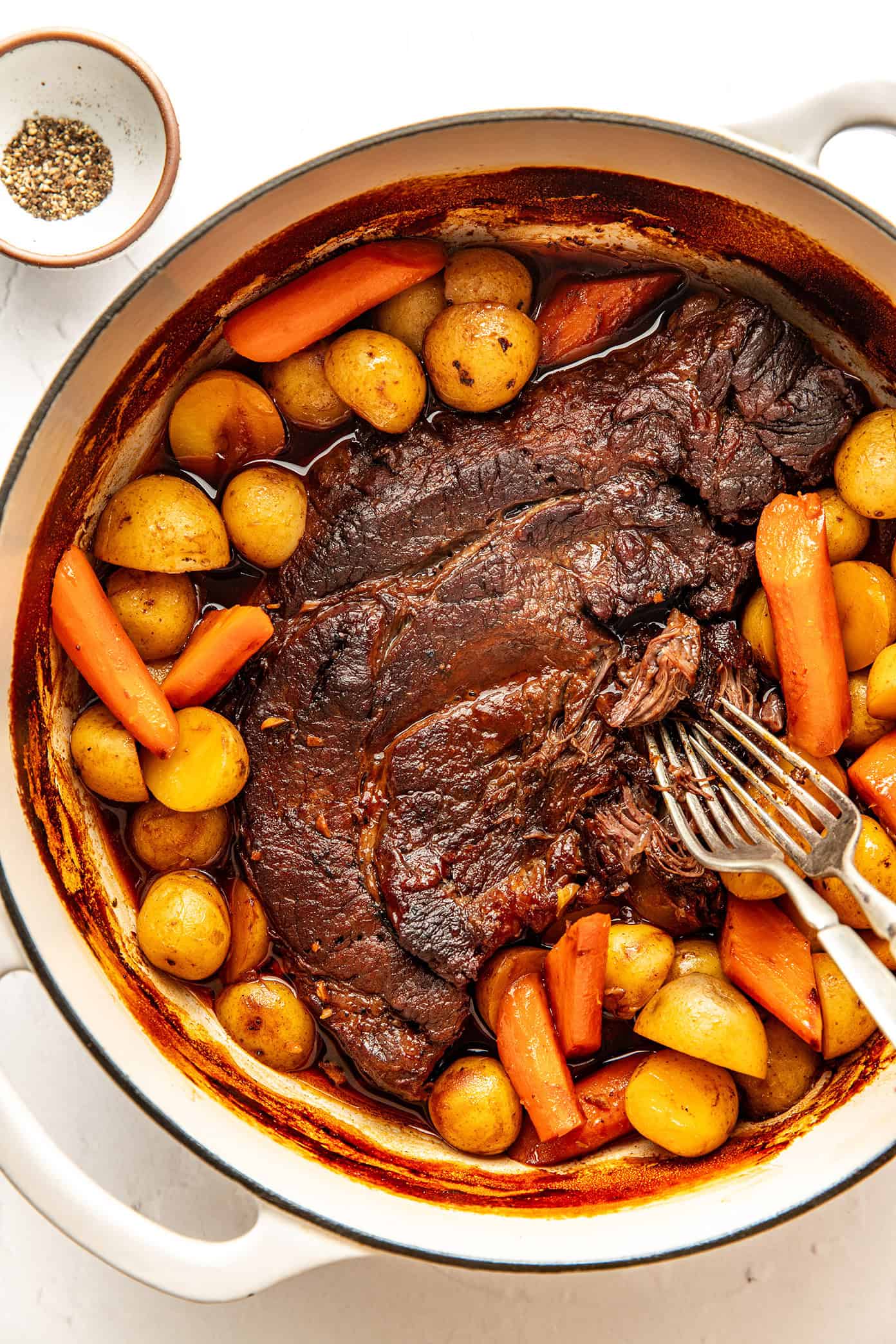 pot roast with potatoes and carrots