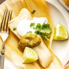Green Chicken Tamales (Tamales Verdes)