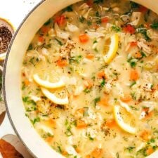 Lemony Orzo Chicken Soup