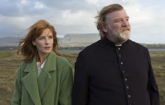 Kelly Reilly and Brendan Gleeson in  John Michael McDonagh's Calvary.Photo by Jonathan Hession.