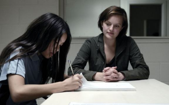 Michelle Ang and Elisabeth Moss in Jane Campion and  Garth Davis's Top of the Lake.