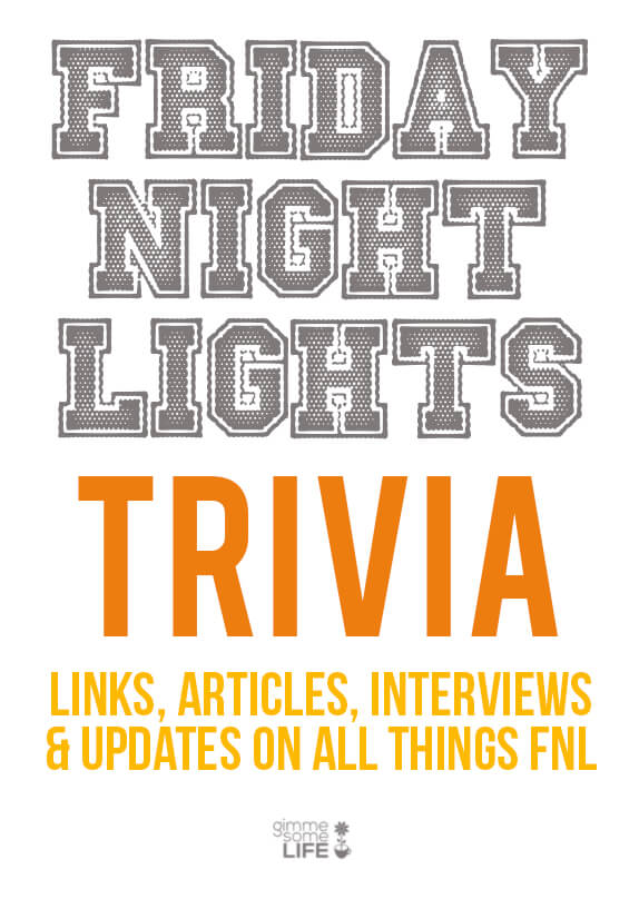 Friday Night Lights Trivia | gimmesomelife.com