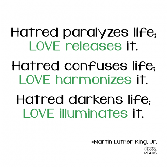 Love releases #MartinLutherKingJr #quote | gimmesomereads.com