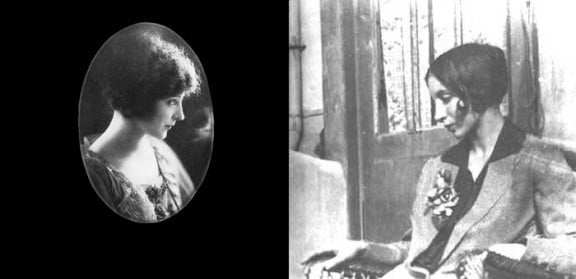 Left: Photograph of Anaïs Nin as a teenager, circa 1920. | Right: Photograph of Nin, date unknown.