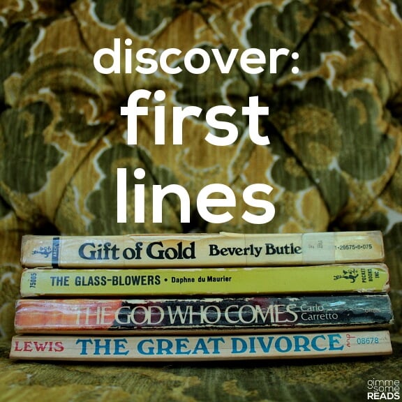 Discover: First Lines #14 | gimmesomereads.com