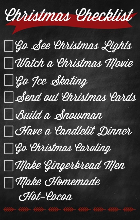 2012 Christmas Checklist | www.gimmesomestyleblog.com