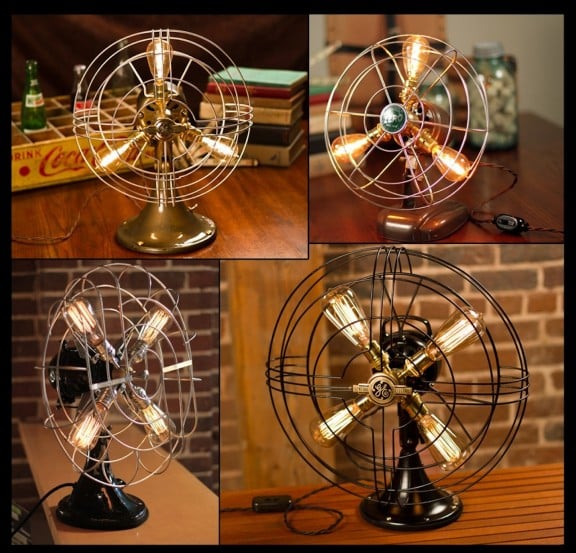 Vintage Fan Lamp Giveaway! | www.gimmesomestyleblog.com #giveaway