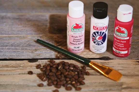 Make this coffee bean votive for your valentine's day festivities! | www.gimmesomestyleblog.com #diy #votive #valentine