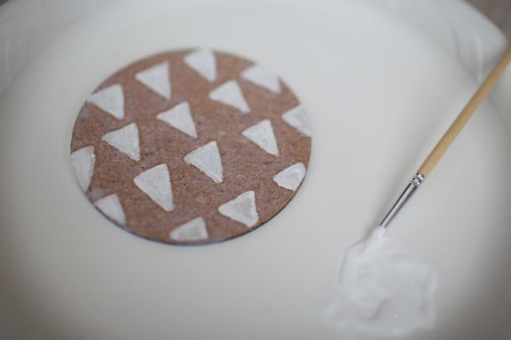 DIY Painted Cork Coasters | www.gimmesomestyleblog.com