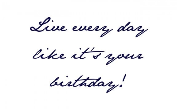 Live every day like it's your birthday! | www.gimmesomestyleblog.com