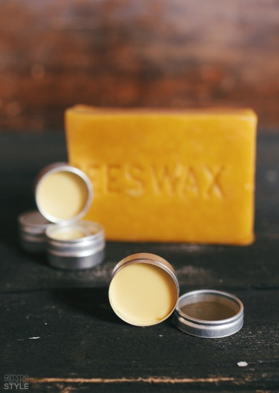 DIY Rosewater Lip Balm | www.gimmesomestyleblog.com #beeswax #lipbalm #diy #rosewater #natural #homemade