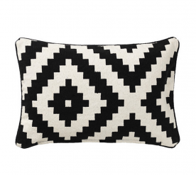 LAPPLJUNG RUTA Cushion | www.gimmesomestyleblog.com #pillow #blackandwhite #shopping #ikea 