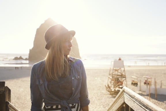 Maxi skirt on the beach | www.gimmesomestyleblog.com #outfit #whattowear