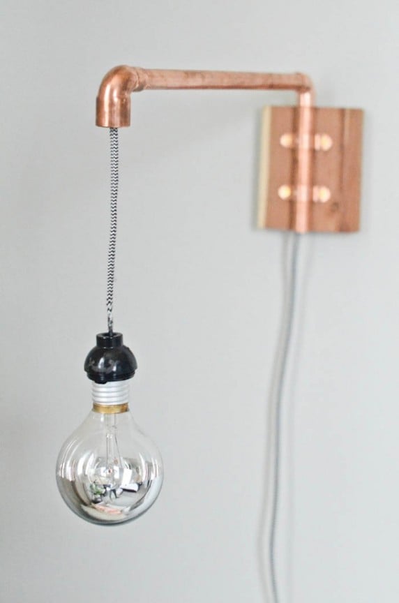 Friday Favorites: Copper Sconce | www.gimmesomeoven.com/style via Camille Styles