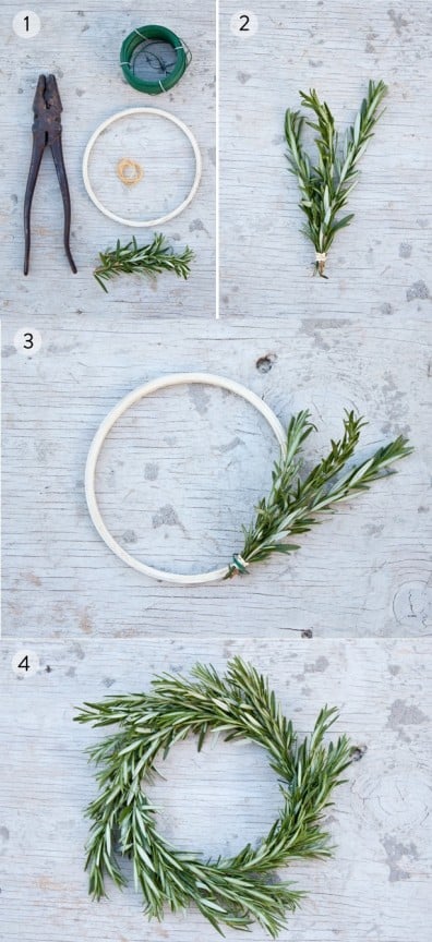 Friday Favorites: Rosemary Wreath | www.gimmesomeoven.com/style via  theprettyblog.com