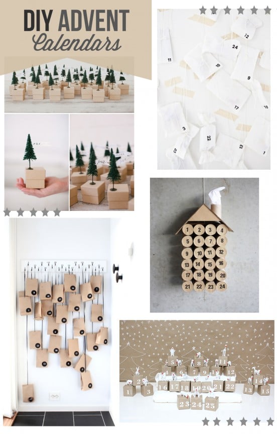 10 DIY Advent Calendars | www.gimmesomeoven.com/style #diy #advent #christmas 