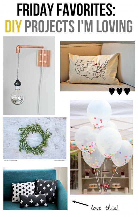 Friday Favorites: DIY Projects | www.gimmesomeoven.com/style #fridayfavorites