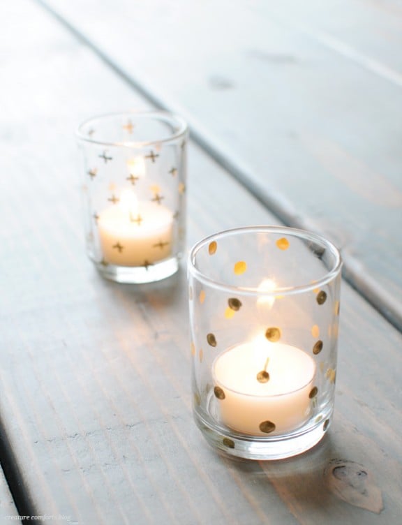 Friday Favorites: Gilded Votives | www.gimmesomeoven.com/style via Creature Comforts