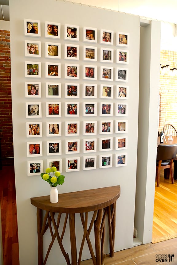 How To Make An Instagram Wall | gimmesomeoven.com #tutorial