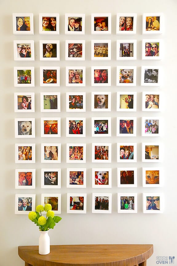 How To Make An Instagram Wall | gimmesomeoven.com #tutorial