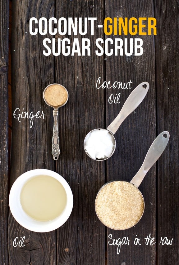 DIY Coconut Ginger Sugar Scub | www.gimmesomeoven.com/style